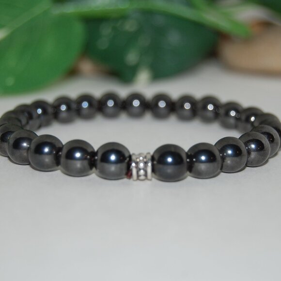 Magnetic Bracelet,Hematite Bracelet,Heathy Bracelet - Picture 2 of 3